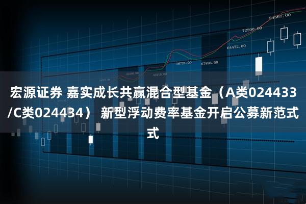 宏源证券 嘉实成长共赢混合型基金（A类024433/C类024434） 新型浮动费率基金开启公募新范式